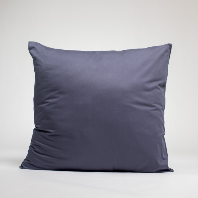 Dejorine - Taies d'oreiller X2 en Satin de coton - Bleu nuit