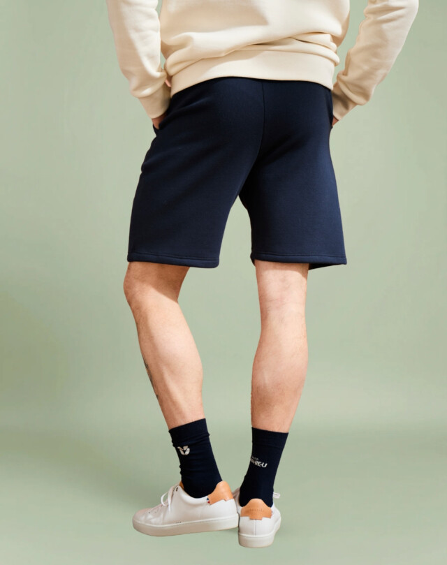 Lemahieu - Short molleton - Marine