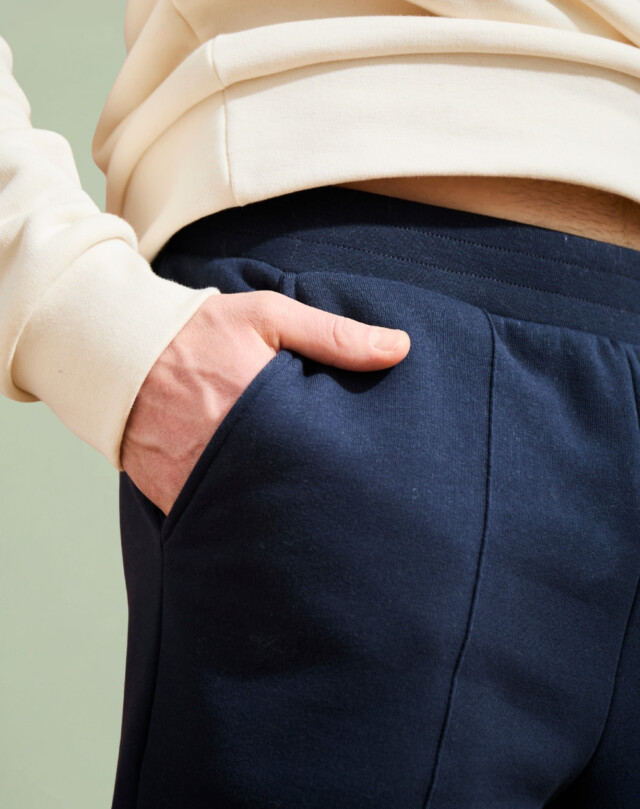 Lemahieu - Short molleton - Marine