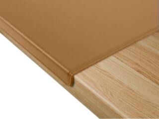 LAVOISIER Maroquinier - Sous-main à rebord 80cm en cuir gold – SM600-80