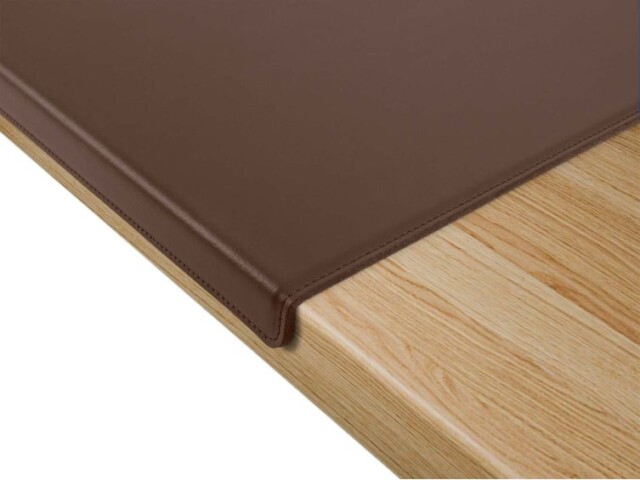 LAVOISIER Maroquinier - Sous-main à rebord 80cm en cuir marron – SM600-80