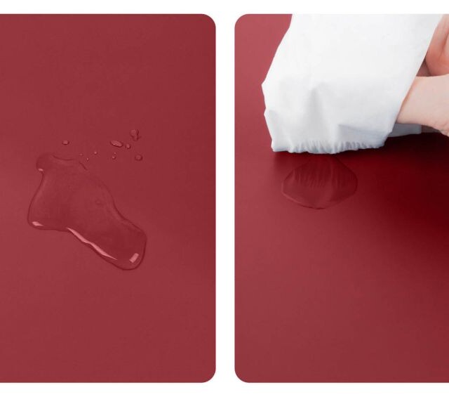 Lavoisier Maroquinier - Sous-main à rebord 80cm en cuir rouge - SM600-80