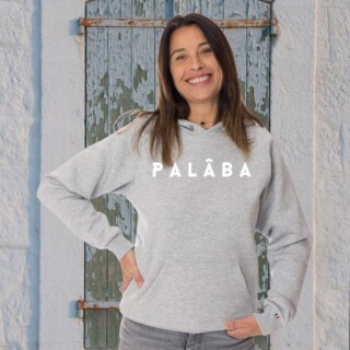 PALÂBA - Sweat capuche 300g en coton bio gris