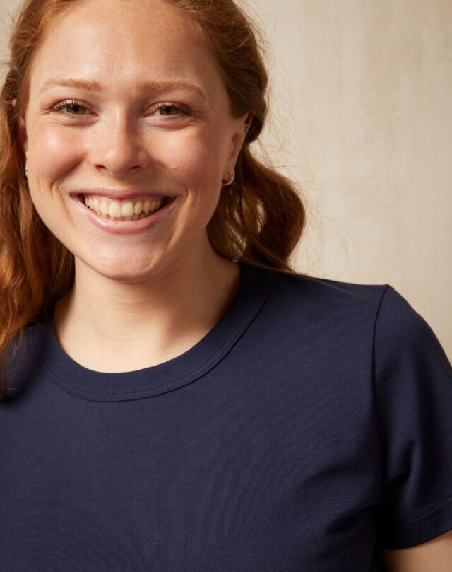 Lemahieu - T-shirt en Coton BIO - Bleu Minuit - Femme - Femme