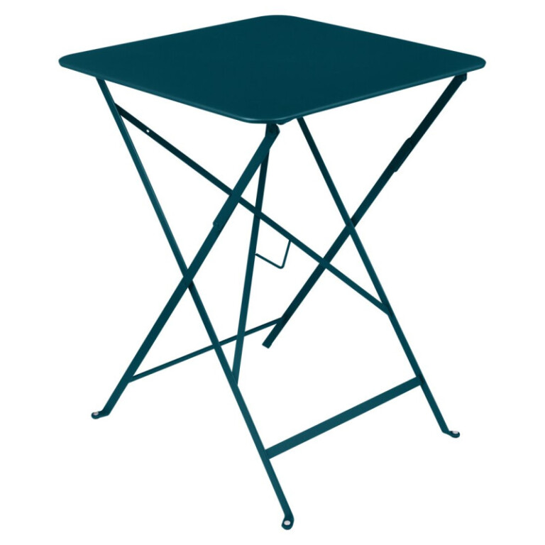 FERMOB - Table à manger FERMOB Bistro 57x57cm en métal - 25 coloris