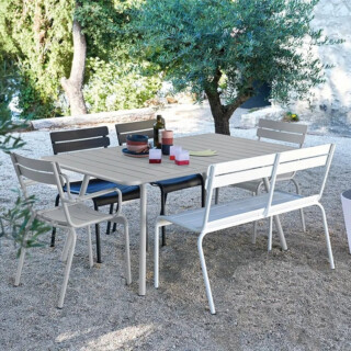 Fermob - Table à manger FERMOB Luxembourg 165x100cm en métal – 26 coloris