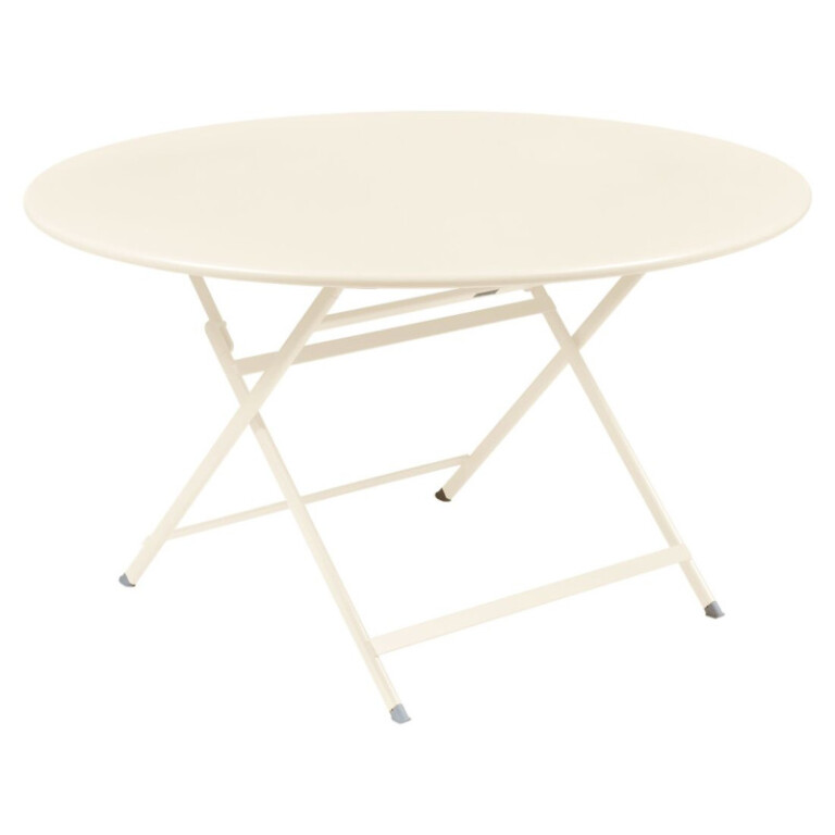 FERMOB - Table à manger ronde FERMOB Caractère 128cm en métal - 26 coloris