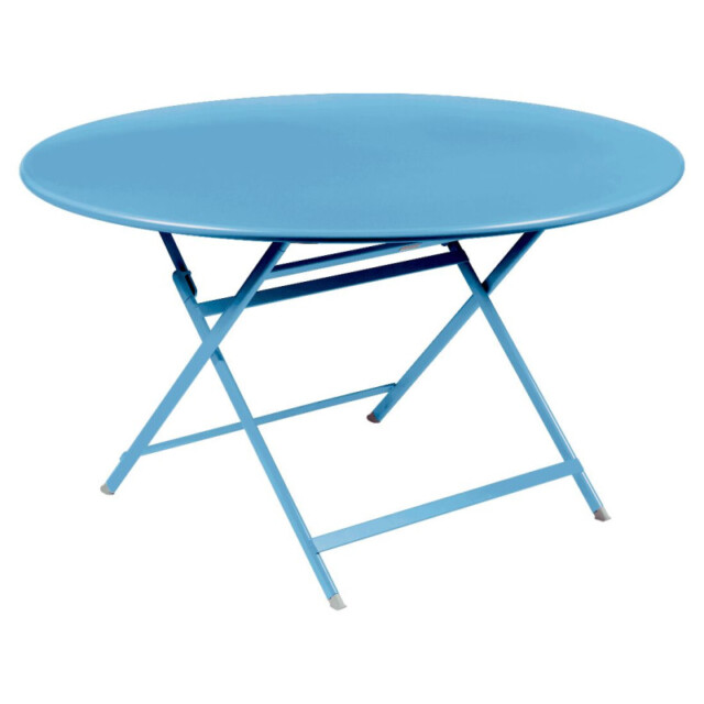 FERMOB - Table à manger ronde FERMOB Caractère 128cm en métal - 26 coloris