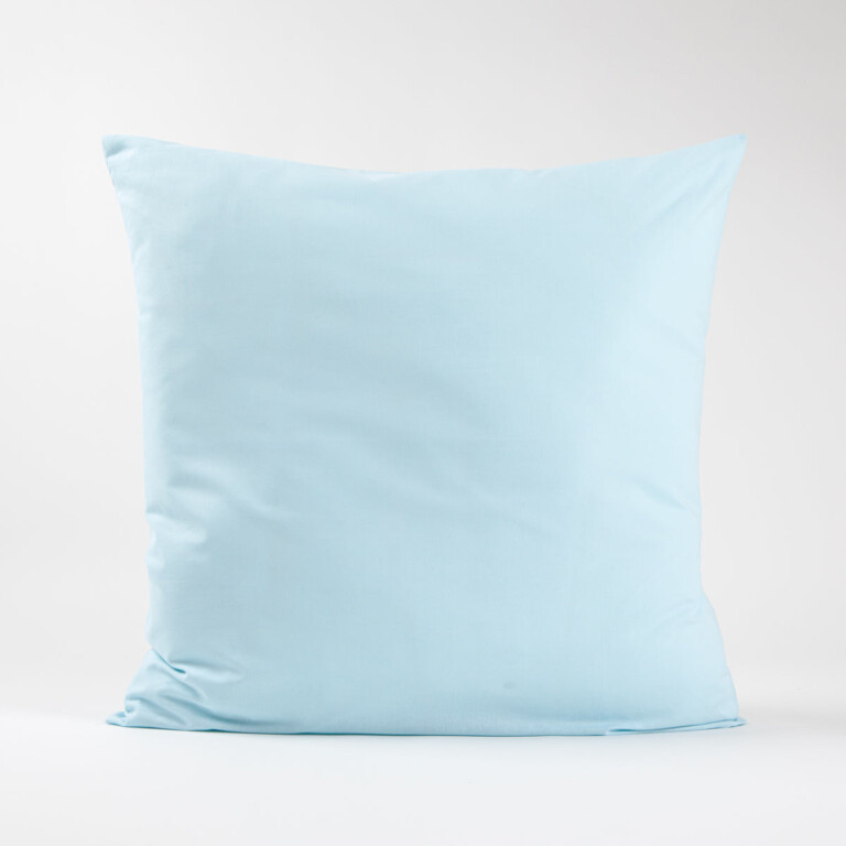 Dejorine - Taies d'oreiller X2 en Coton - Bleu clair – 80x80cm
