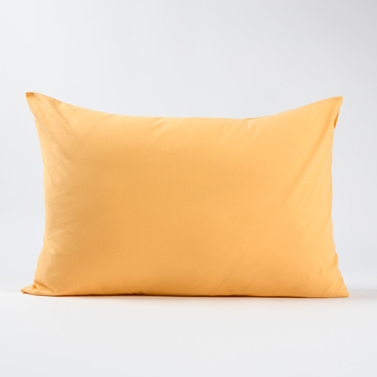 Dejorine - Taies d'oreiller X2 en Coton - Jaune – 80x80cm