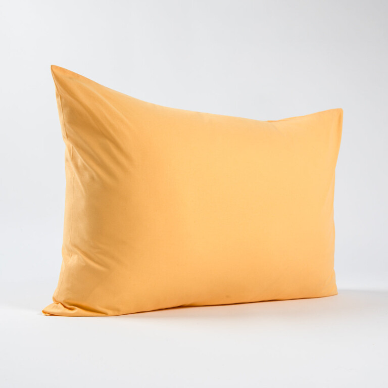 Dejorine - Taies d'oreiller X2 en Coton - Jaune – 80x80cm