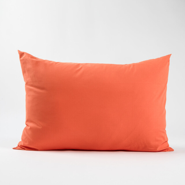 Dejorine - Taies d'oreiller X2 en Coton - Orange