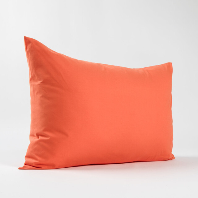 Dejorine - Taies d'oreiller X2 en Coton - Orange