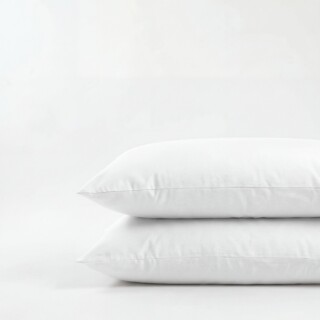 DEJORINE - Taies doreiller X2 en Satin de coton  Blanc