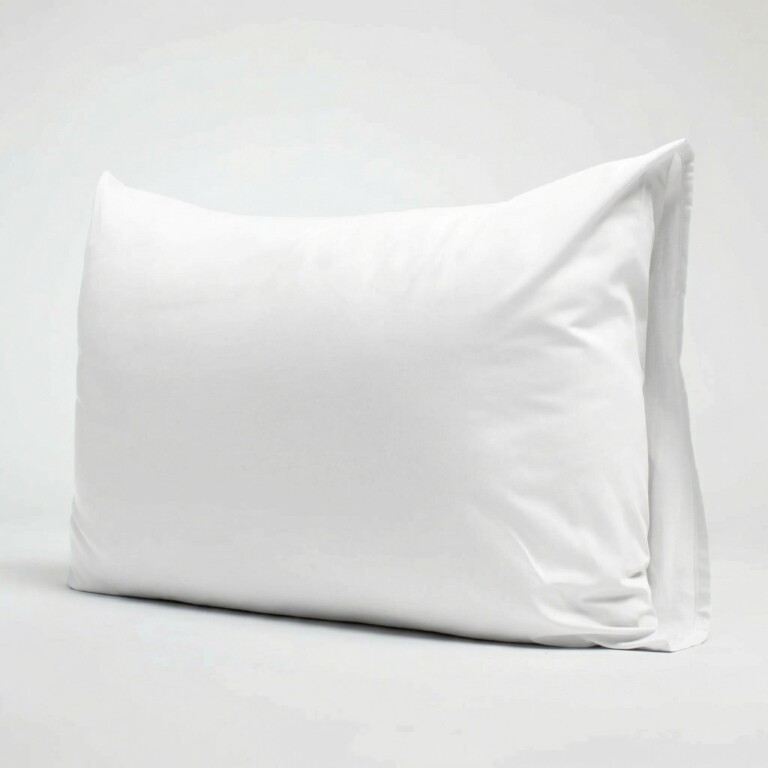 Dejorine - Taies d'oreiller X2 en Satin de coton - Blanc – 80x80cm