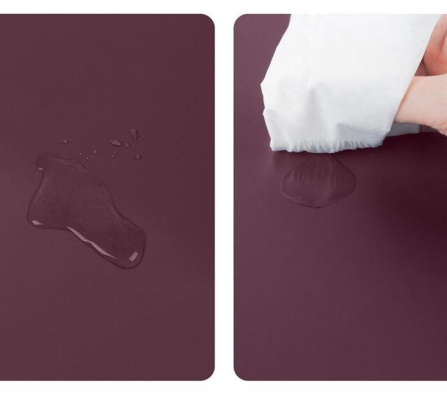 Lavoisier Maroquinier - Tapis de souris à rebord en cuir bordeaux - TS600