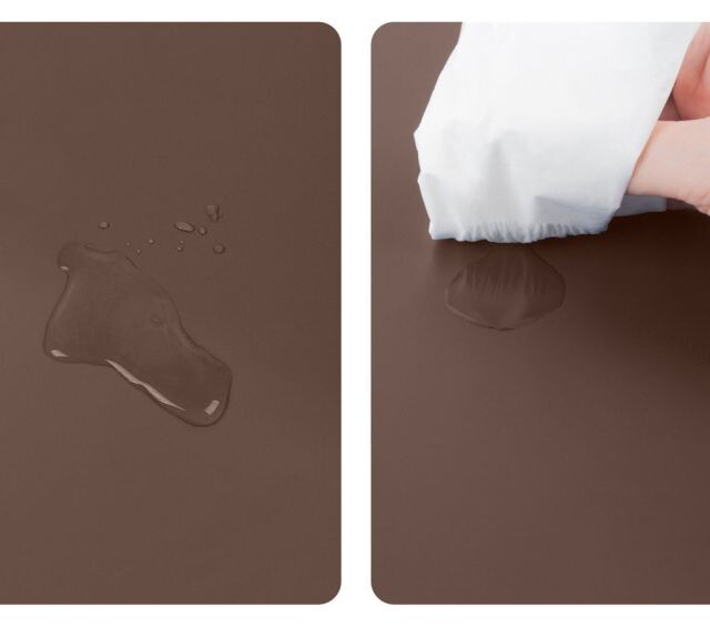 Lavoisier Maroquinier - Tapis de souris à rebord en cuir marron - TS600