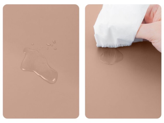 Lavoisier Maroquinier - Tapis de souris à rebord en cuir rose - TS600