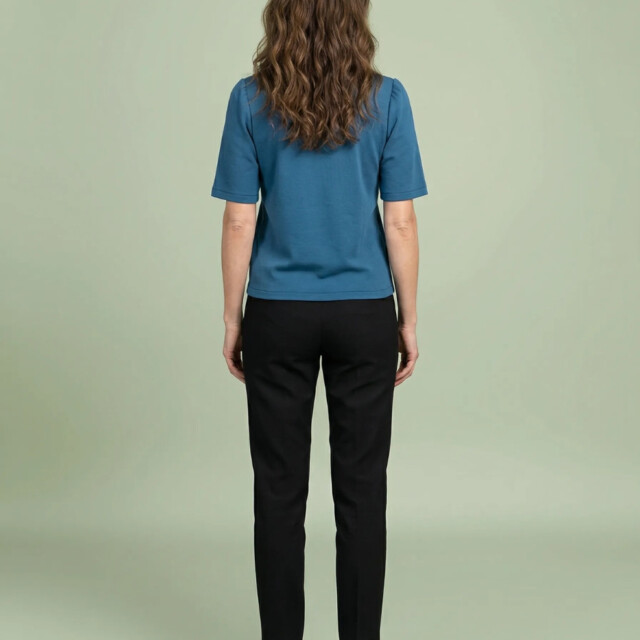 Lemahieu - Top à manches 3/4 - Bleu Jade - Femme