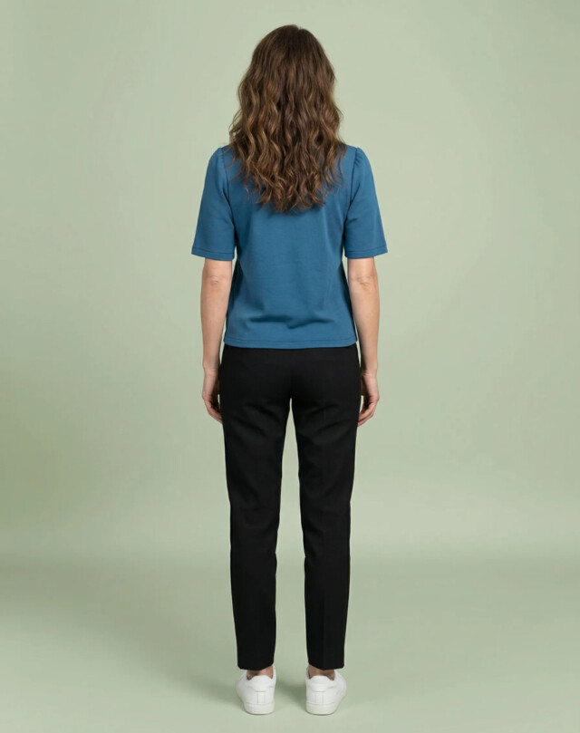 Lemahieu - Top à manches 3/4 - Bleu Jade - Femme