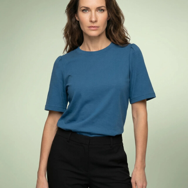Lemahieu - Top à manches 3/4 - Bleu Jade - Femme