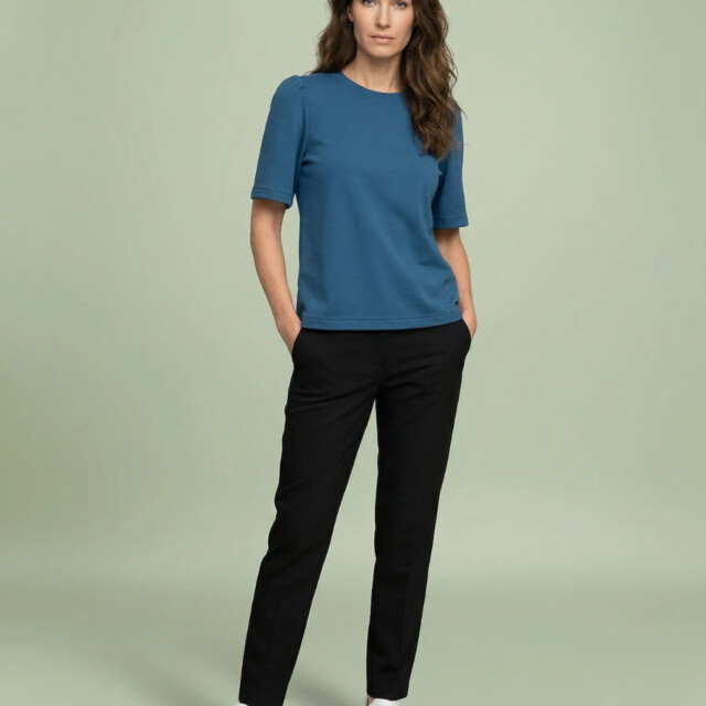 Lemahieu - Top à manches 3/4 - Bleu Jade - Femme