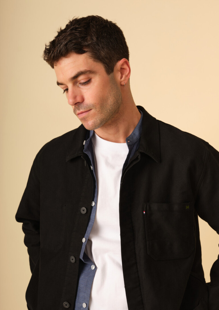 veste atelier noir Montlimart - VESTE ATELIER NOIR