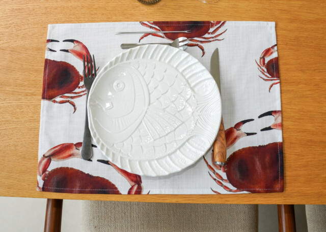 varek.illustrations - Pack de 4 sets de table : La Marée Rouge