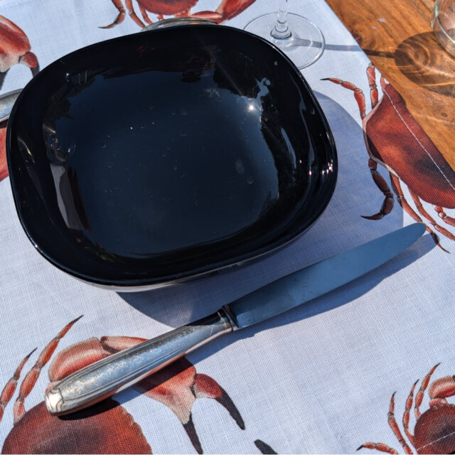 varek.illustrations - Set de table en coton enduit : Tourteau