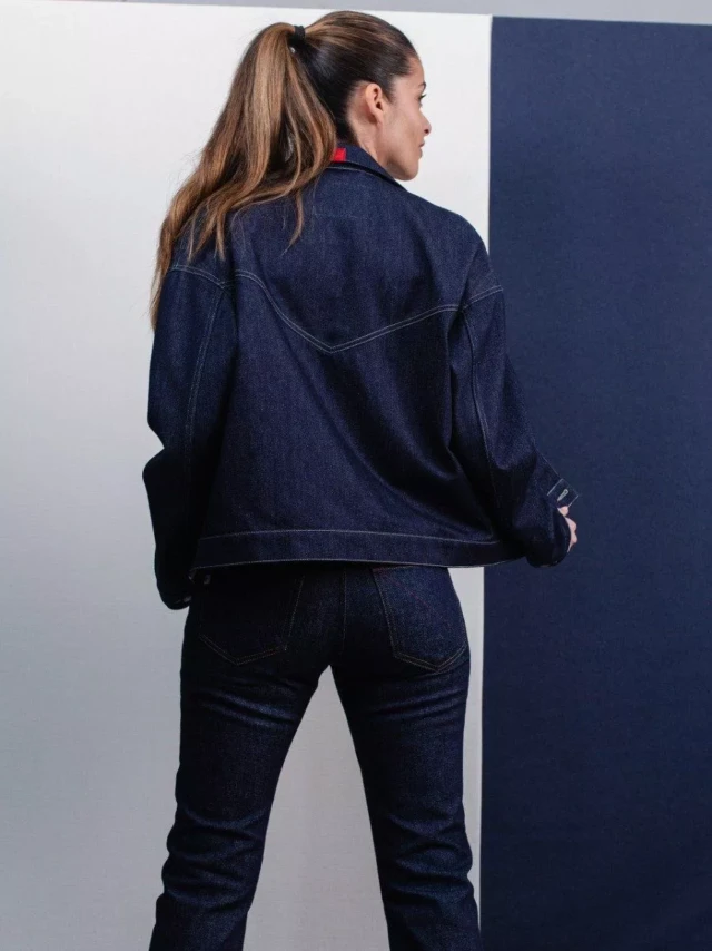 1083 - JEANS BOOTCUT 202N EVASE coton bio superdenim flex indigo brut