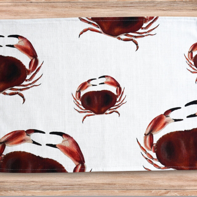 varek.illustrations - Set de table en coton enduit : Tourteau