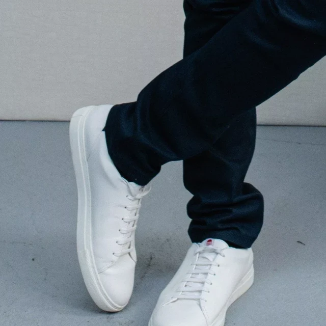 1083 - SNEAKERS 912 cuir denim bleu Unisexe