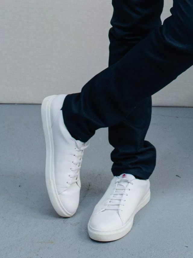 1083 - SNEAKERS 912 cuir denim bleu Unisexe