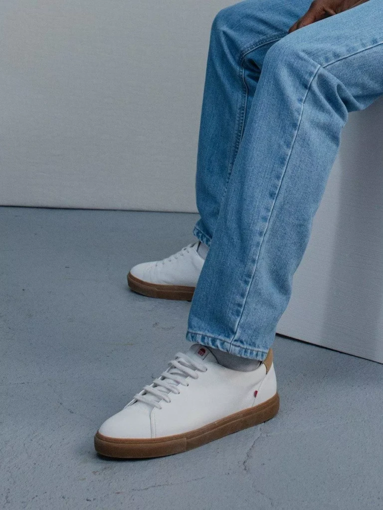 1083 - SNEAKERS 912 cuir blanc naturel Unisexe