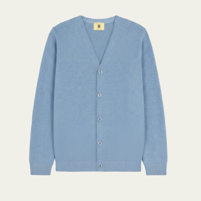 Nitto Knitwear - Cardigan Agop - Medium Indigo