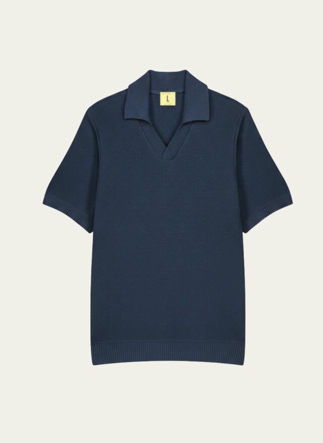 Nitto Knitwear - Agop Polo - Marine