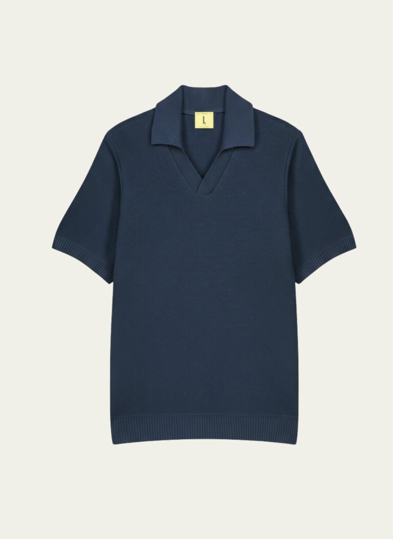Nitto Knitwear - Agop Polo - Marine – XL