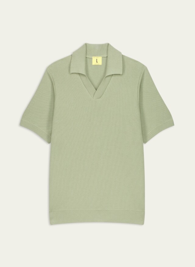 Nitto Knitwear - Agop Polo - Vert Olive