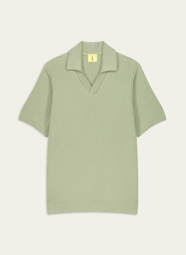 Nitto Knitwear - Agop Polo - Vert Olive – XL