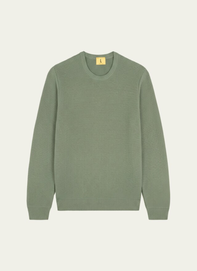 Nitto Knitwear - Agop col rond - Vert Militaire