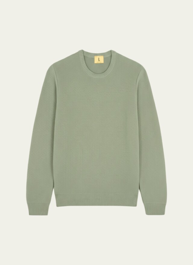 Nitto Knitwear - Agop col rond - Vert Olive