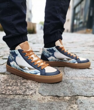 UNIQUA L’Atelier - Basket Bellegarde – Hokusai Marine / Naturel