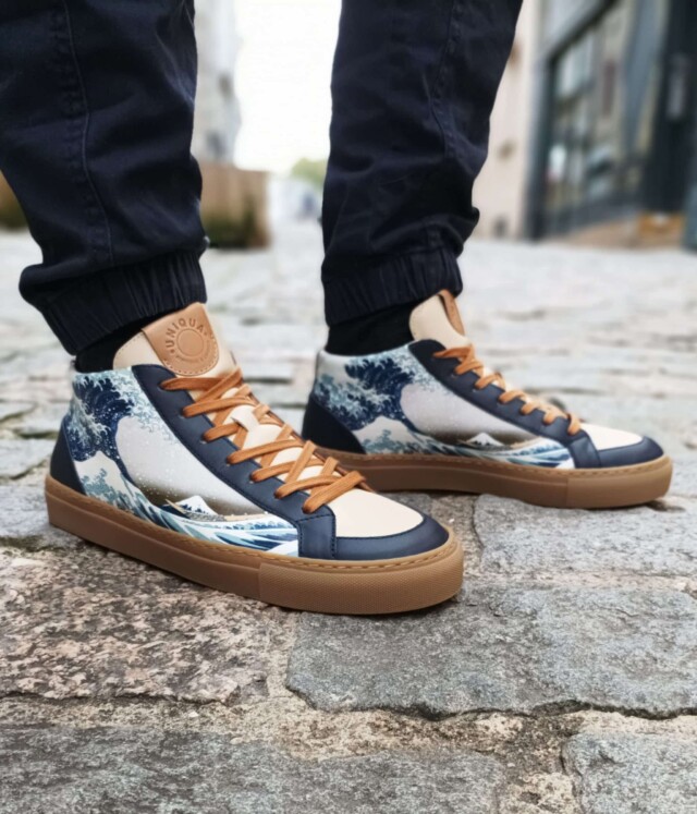 UNIQUA L’Atelier - Basket Bellegarde – Hokusai Marine / Naturel