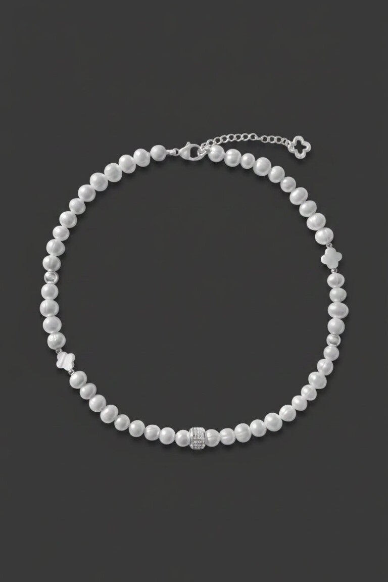 NEIJE - Collier Iconic Perles d'eau douce et Argent 925