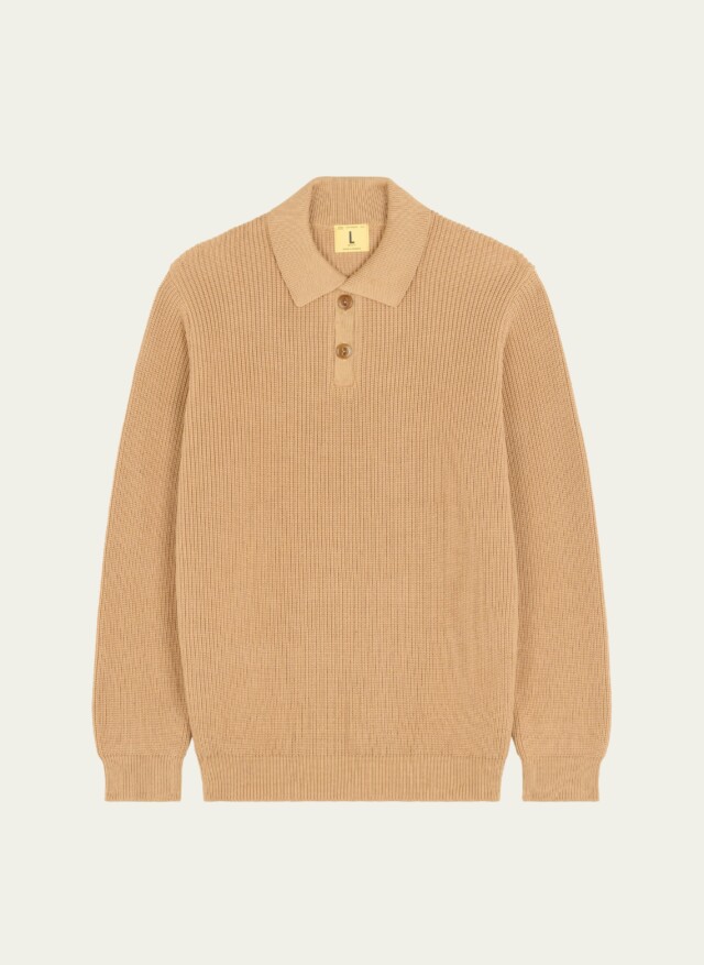 Nitto Knitwear - Djivan Polo - Camel
