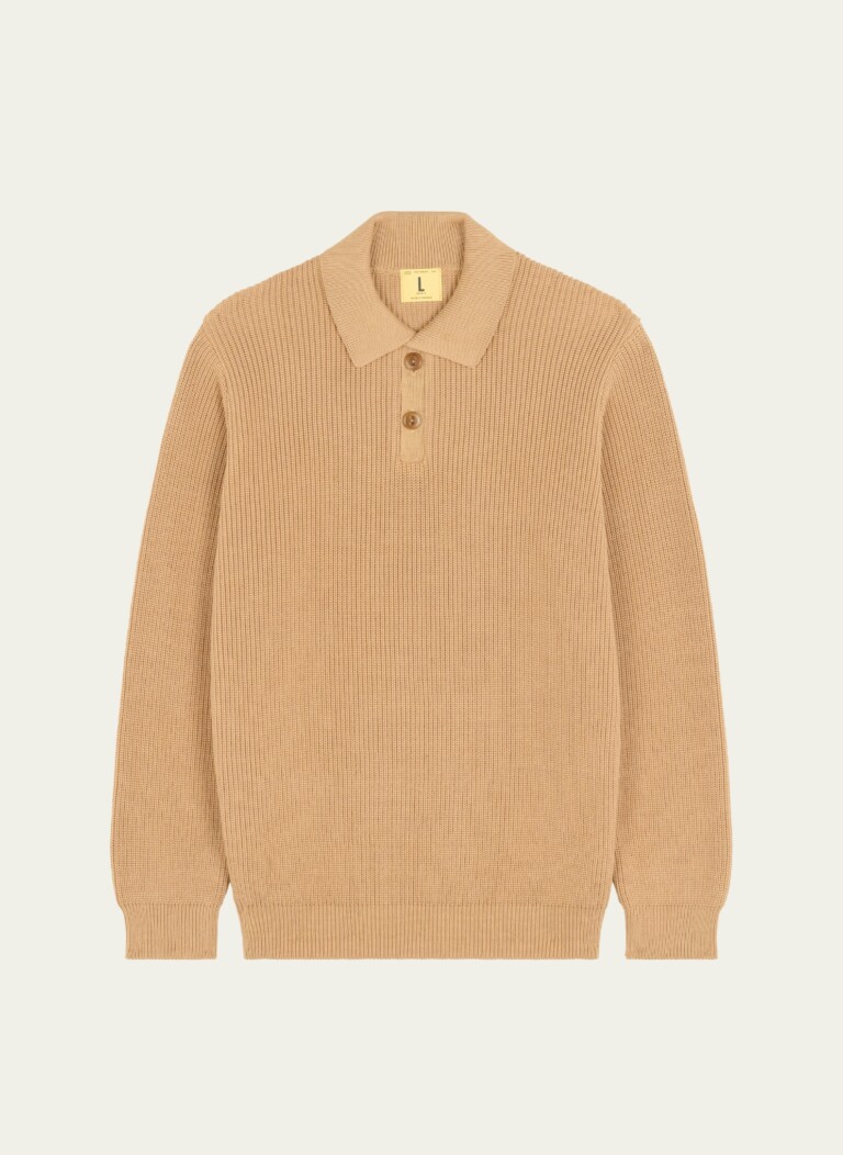 Nitto Knitwear - Djivan Polo - Camel – XL
