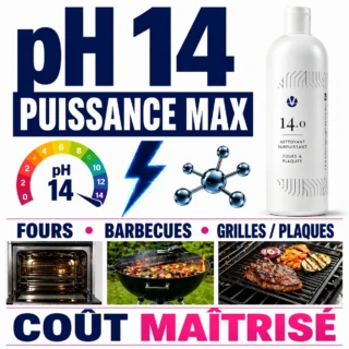 VHYG - Décapant four Grill pH 14 pour graisses carbonisées, vitres d’insert