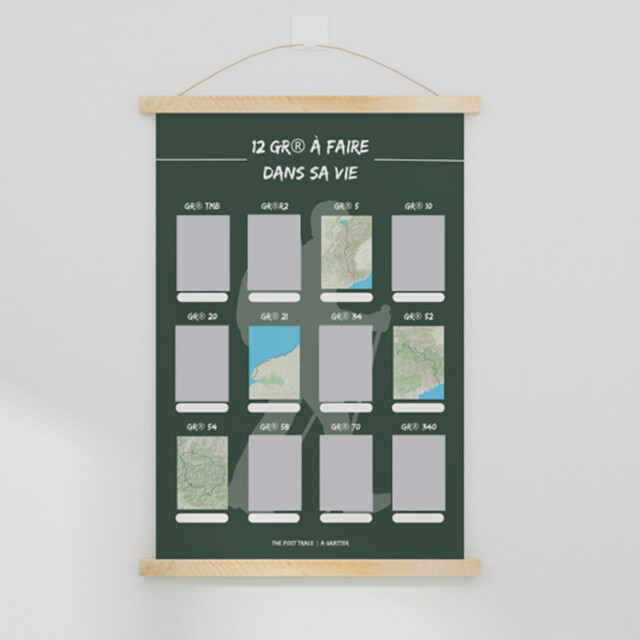 The Post Trace - Carte à Gratter 12 GR® à faire dans sa vie