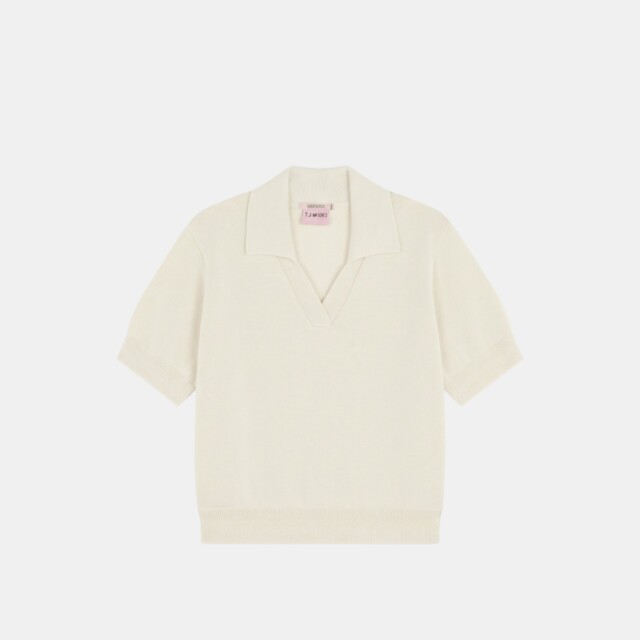 Tricots Jean Marc - Polo Loucine - Écru