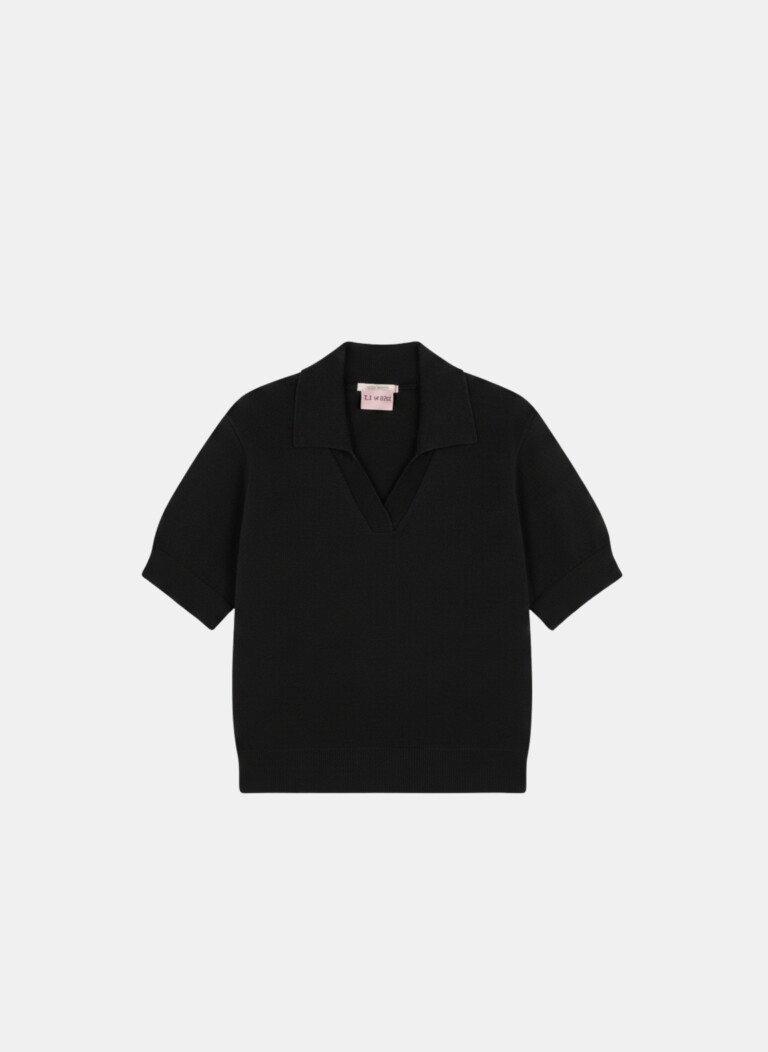 Tricots Jean Marc - Loucine Polo - Noir – L